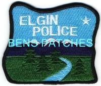 OREGON,ELGIN POLICE 2 STATE SHAPED_wm